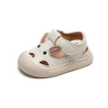Infant and toddler sandals, soft-soled baby walking shoes, baby shoes for ages 0-2, summer children's clogs with soft, non-slip soles and a closed-toe design