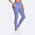 Yoga pants with pockets, quick-dry workout leggings, high-waisted peach lift, athletic pants, quick-dry yoga fitness apparel