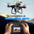 Ky102 drone with screen remote control, brushless motor, optical flow positioning, electric lens, and hd aerial photography
