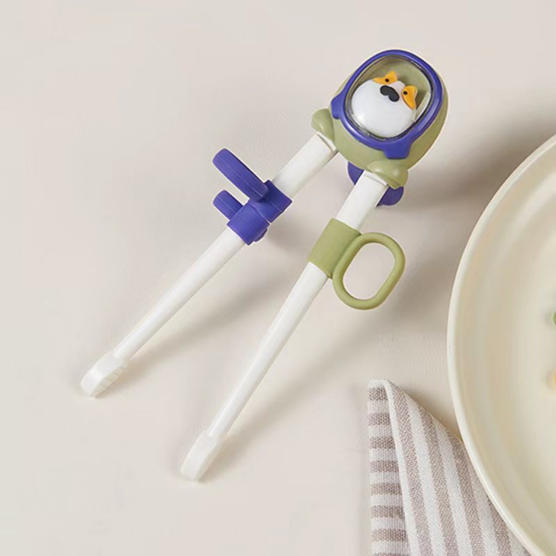 Children's training chopsticks - tiger mouth chopsticks - learning aid for babies - toddler rebound chopsticks - weaning tool - tableware for ages 2-3 and 4-6