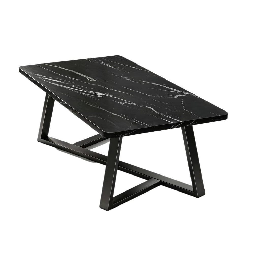 Coffee tableaccessible luxury imitation rock slab thickened steel frame for homesimple living room coffee table table modern casual small apartment tea table