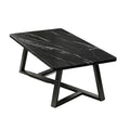 Coffee tableaccessible luxury imitation rock slab thickened steel frame for homesimple living room coffee table table modern casual small apartment tea table