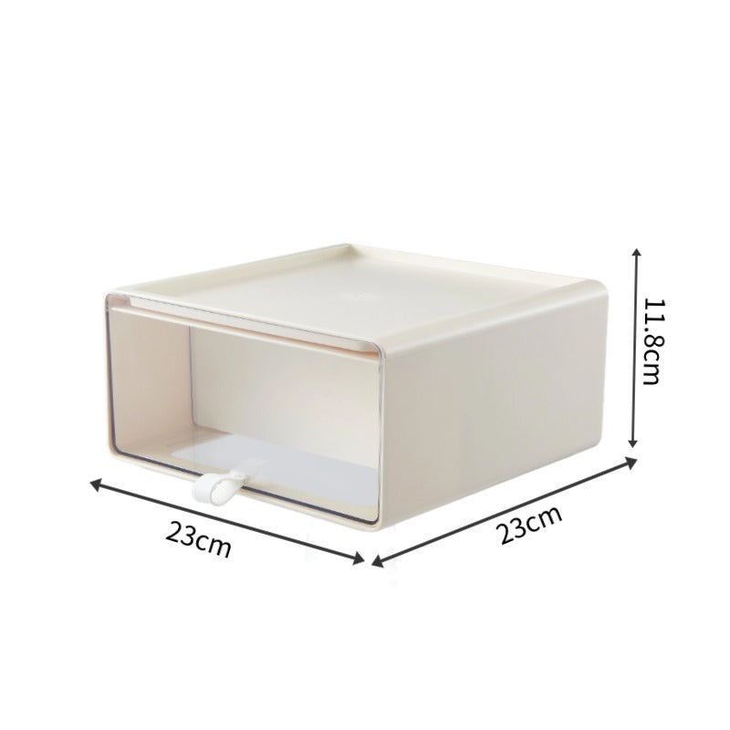 Desktop storage box Drawer blind box Display box Figure plastic dust-proof multi-functional toy Storage sorting box