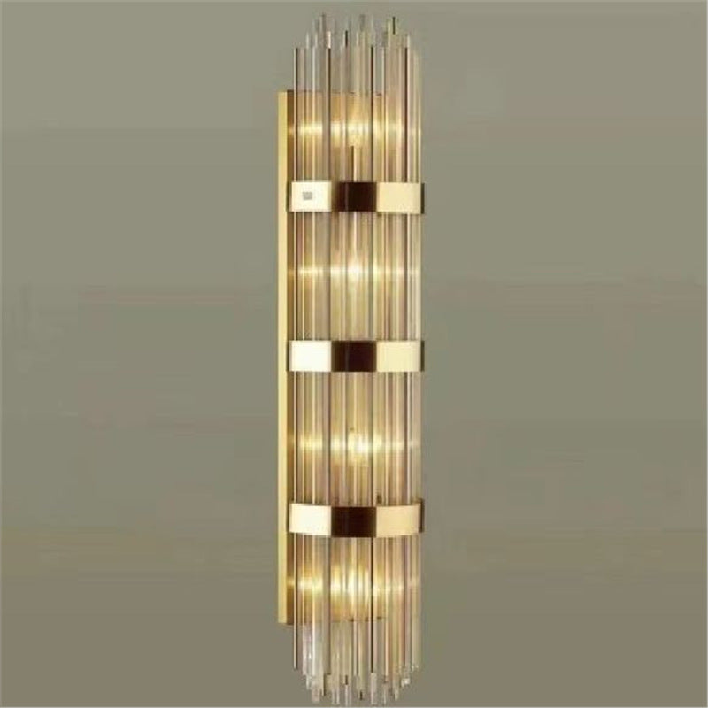 New arrivalaccessible luxury crystal wall lamp popular bedside living room background wall corridor aisle casualclassy wall lamp