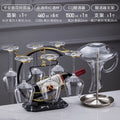 Decanter + stand + red wine glass 460ml + red wine rack