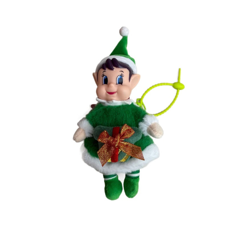 Amazon hot selling christmas elf doll flying wings toy pendant christmas tree ornament gift elf doll