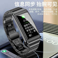 High-definition large screen, call and text-enabled smart bracelet with 2-in-1 earphones, heart rate and blood glucose monitoring, bluetooth watch with payment capabilities