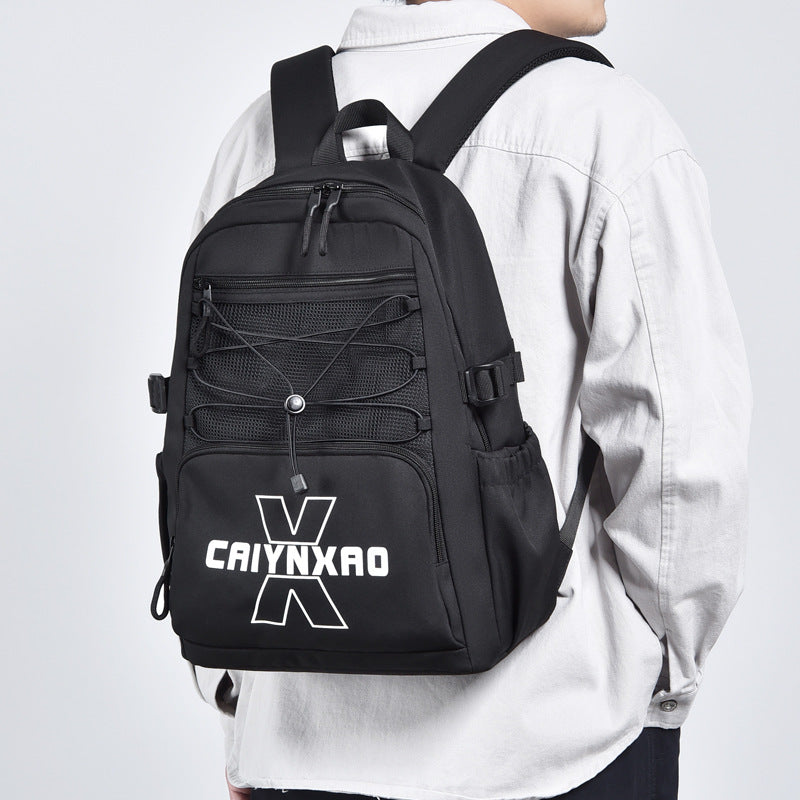 New junior high school schoolbag female student backpack waterproof large capacity high school schoolbag Korean version casual college student backpack