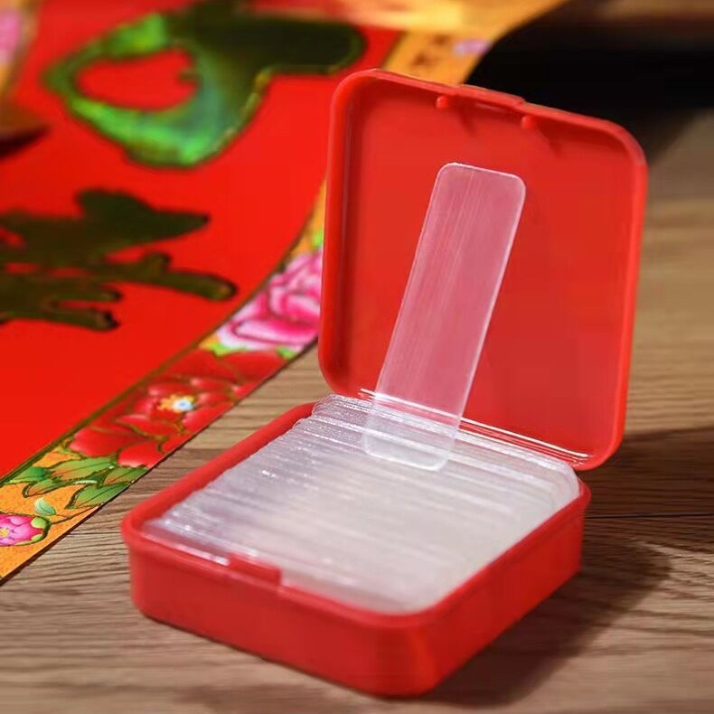 Double-sided tape for couplets, transparent universal non-marking glue for New Year's couplets without leaving glue