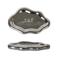 Customized internet celebrity jewelry ceramic entrance desktop storage ceramic plate asymmetrical photo prop display plate