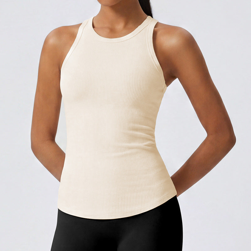 longcasual i-shaped sports vest breathable yoga vest women's beautiful back all-in-one tight fitness clothing