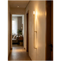 Accessible luxury normcore long pole wall lamp house living room background wall lamp hotel lobby lamp bedroom bedside atmosphere lamp