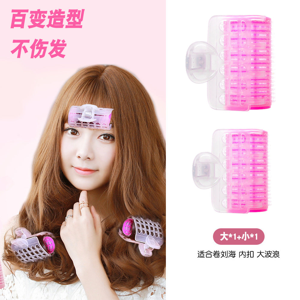 Beizi bangs clip fluffy clip dopamine color scheme Korean lazy hairpin top hair root setting self-adhesive curling iron