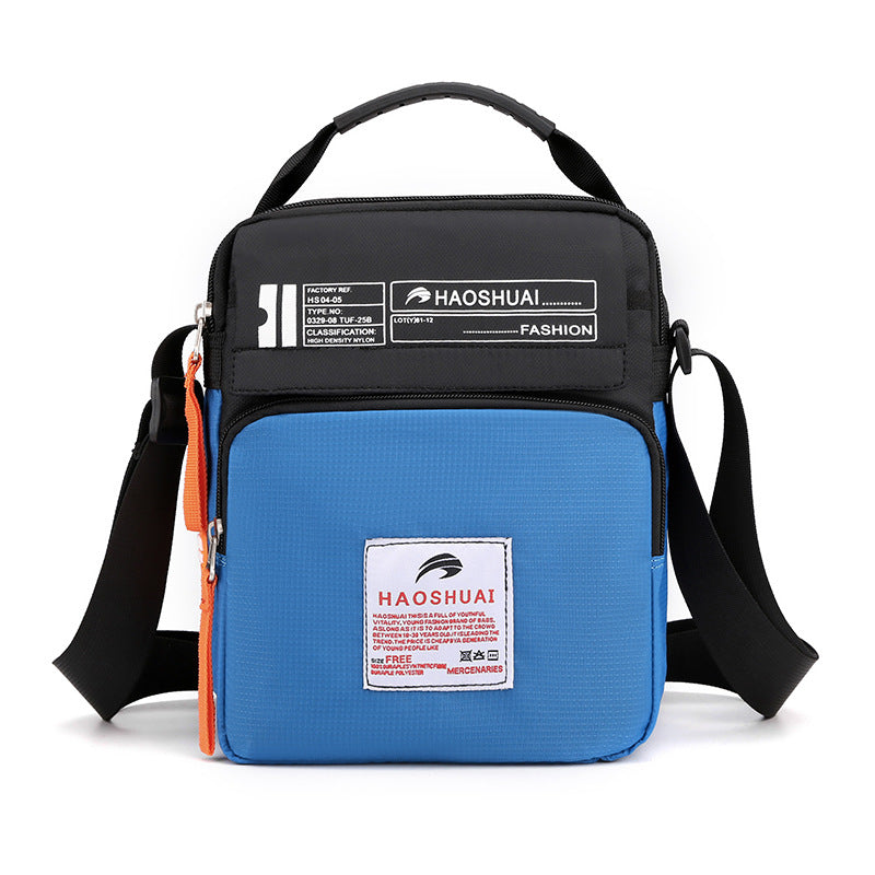 Cross-border new men and women messenger bag fashion casual shoulder bag sports bag outdoor waterproof satchel one piece delivery