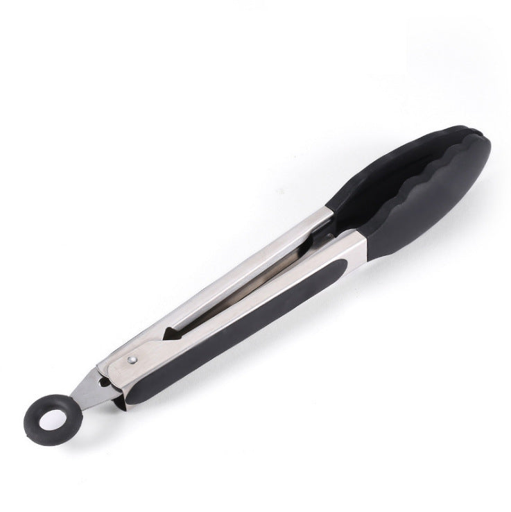 in stock silicone kitchenware for home non-stick pan cooking spatula baking colorful wooden handle kitchen supplies