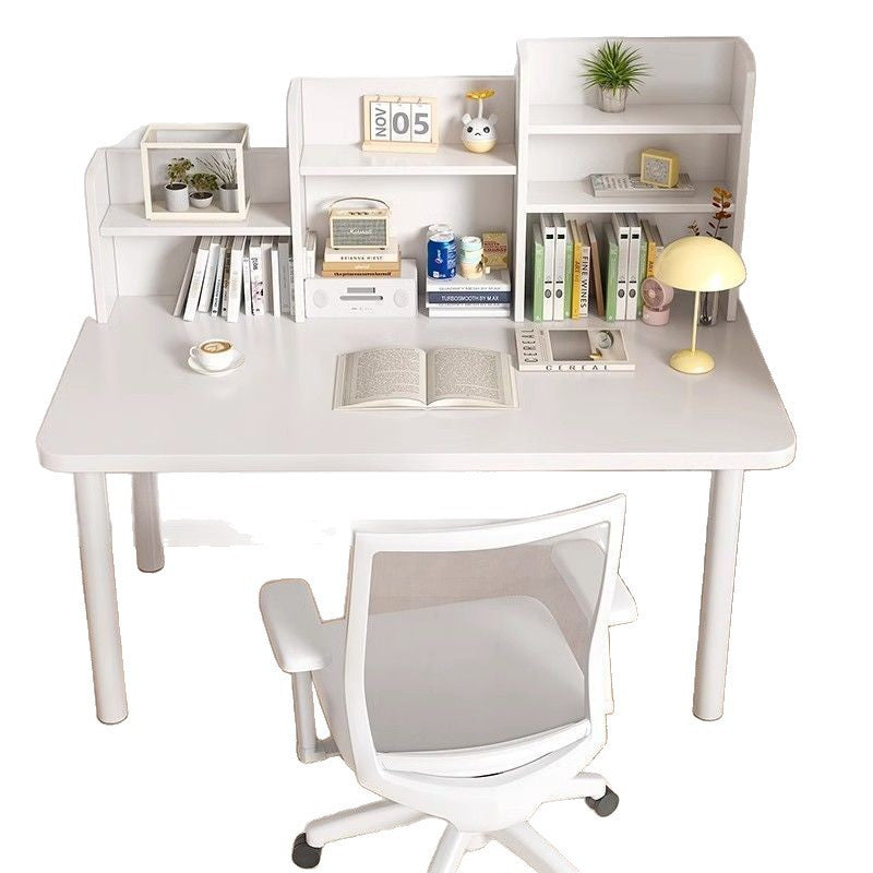 Computer desk desktop desk student for home writing office desk simple rental house desk large white table dressing table metal