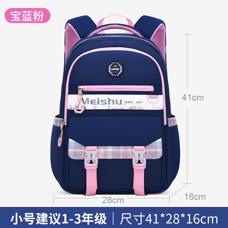 New elementary school backpack for girls, grades 1-6: ultra-lightweight, ergonomic, and portable