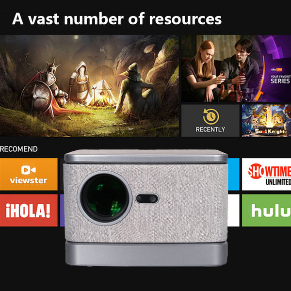 Dusen high definition S6 projector ultra-clear daytime home bedroom hotel conference office training projection volume is large and the price is excellent
