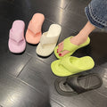 Inscasual flip-flops for women summeroutwear indoor soft bottomnon-slip beach flip-flops eva sandals trendy