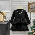 Girls' dress  spring/autumn new fashionable and stylish baby girl tutu princess dress little girl mesh skirt