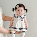 Spring sweet dress baby girl infant romper princess dress spring first birthday party outfit bodysuit dress