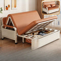 Multifunctional foldable sofa bed sofa storage dual-purpose small apartment living room balcony single double rental house telescopic bed