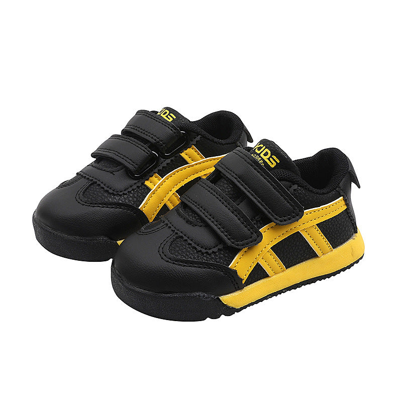Vancahao girls' breathable first walker shoes, non-slip athletic white shoes, soft sole sneakers, boys' shoes, baby crocs