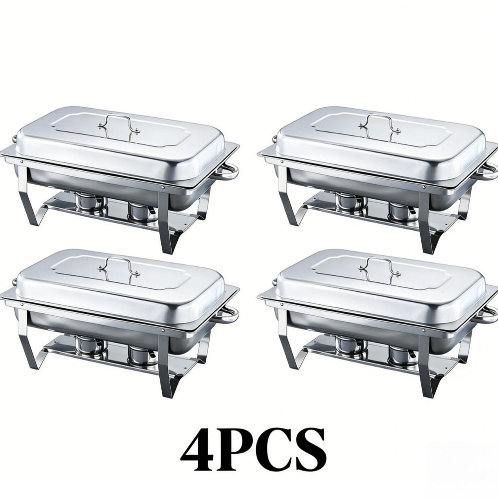 Stainless steel buffet warming table - commercial grade breakfast buffet warmer for hotels - ready to ship wholesale