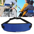 Wheelchair safety belt - adjustable length, anti-slip, anti-fall, safety harness with hook for seniors