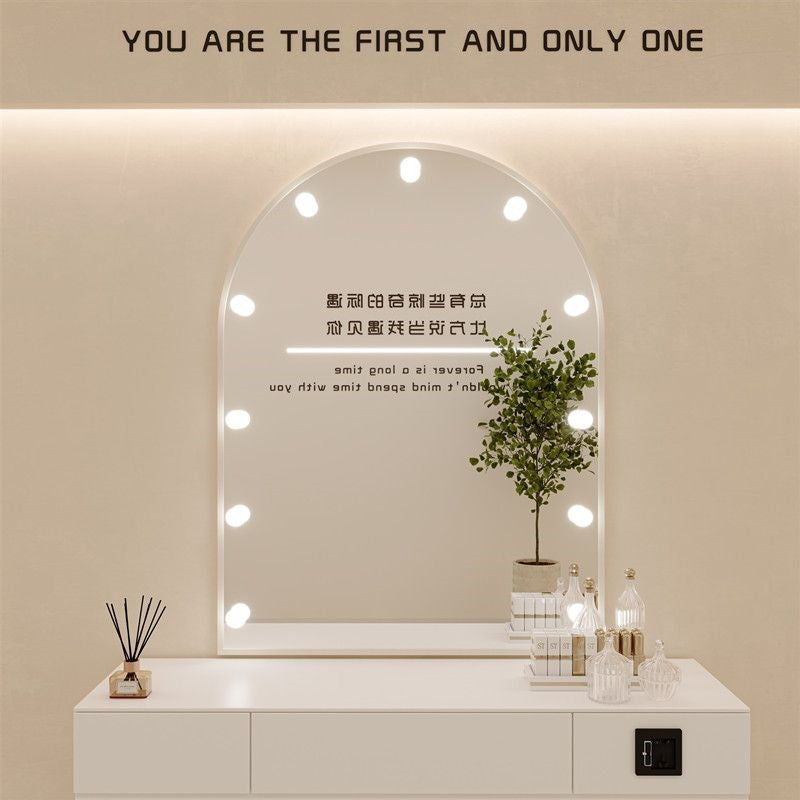 Vanity makeup mirror with lights - professional makeup artist grade, ideal for bridal studios, beauty salons, and home use
