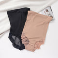 foreign trade factory high waist hip lifting and abdominal tightening pants seamless ice silk shaping pants mesh corset hip lifting shaping underwear