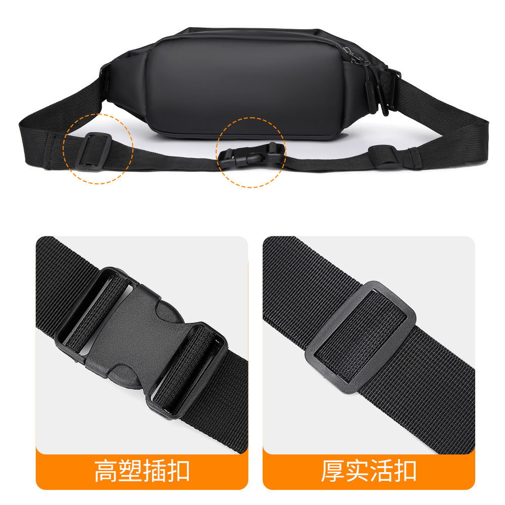 Men's breast bag diagonal shoulder backpack men's travel messenger bag men's breast bag boys commuter bag men's shoulder bag