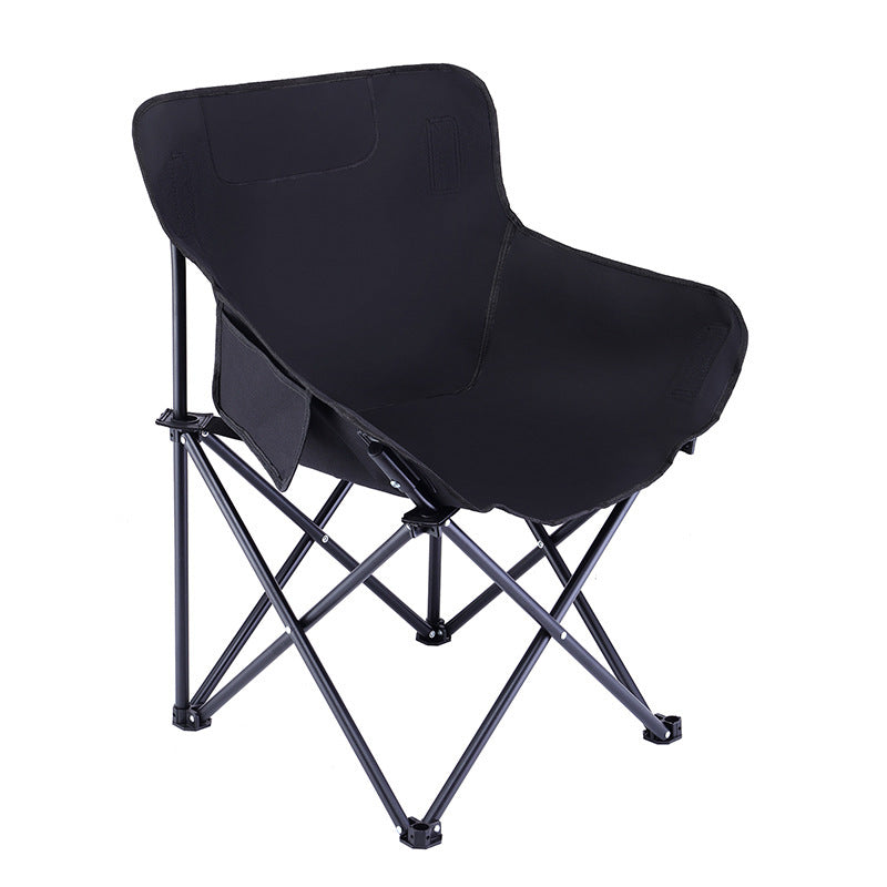 Outdoor folding chair elevated moon chair camping chair portable stool fishing beach lounge chair picnic table and chair set gear