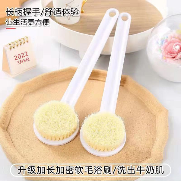 Long pole Japanese-style good product bath brush, back rubbing mud bath towel, adult soft hair rubbing back does not ask for a bath, back rubber