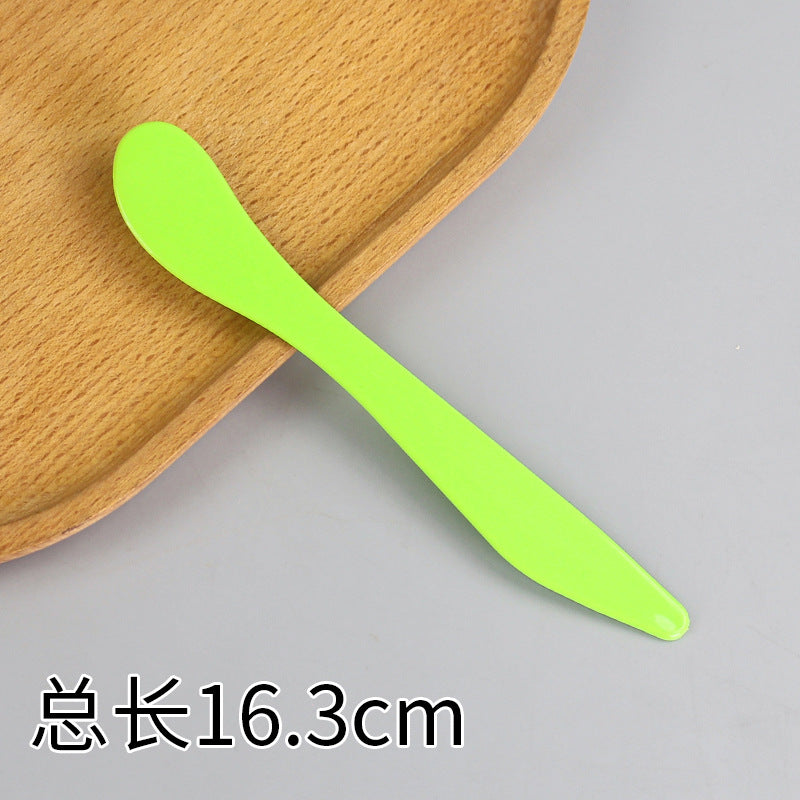 Wholesale facial mask applicator spatula set: plastic beauty mixing, stirring, scraping, and smoothing tools for face, body, and eye creams - crescent shaped spoons included