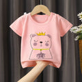 Short t-shirt-crown bear