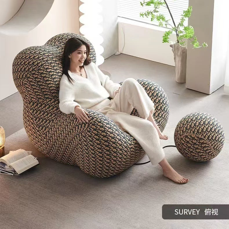 Mom's embrace sofa chair light luxury single cross-border casual sofa designer creative popular lazy sofa