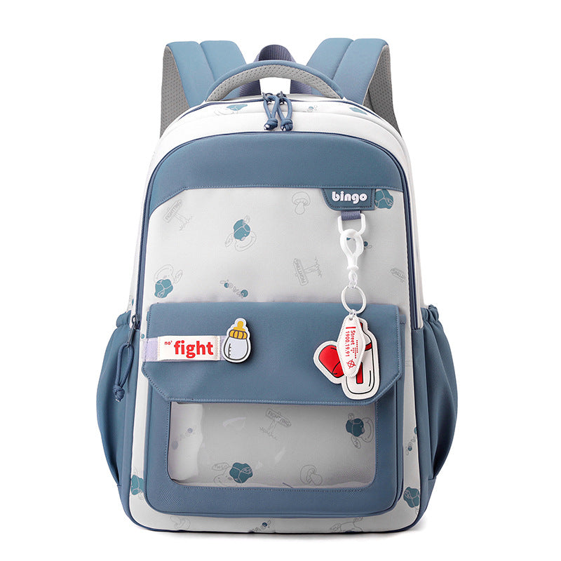 New schoolbag backpack girls simple leisure student bag college style backpack junior high school high school campus schoolbag