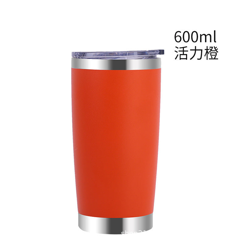 304 stainless steel car cup spray vacuum car ice cup portable double drink cold beer cup wholesale