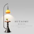 American retro fishing floor lamp living room sofa side storage rack coffee table grapefruit lamp medieval style bedroom bedside lamp