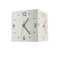 Simple and creative corner double-sided wall clock, two-sided clock, wall clock, living room silent popular corner clock neutral