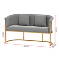 Minimalist sales office negotiation table and chair set, casual round table, hotel/beauty salon booth, business reception sofa