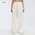 High-waisted, slimming, versatile casual pants for women, perfect for commuting. lightweight, loose-fitting, straight-leg, wide-leg athletic pants for spring and summer. style d26032