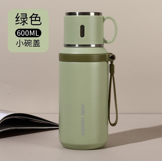 Outdoor men's large capacity all-steel kettle thermos 316 stainless steel tea infuser bottle car portable water cup