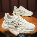 2025 spring new men's breathable mesh sneakers - trendy, versatile chunky sole athletic shoes - casual dad shoes
