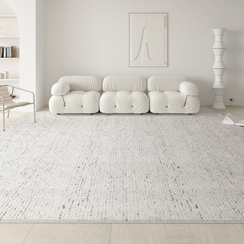 Distributed carpet living room classy sense  new style stain-resistant, wash-free, wipeable cream style pure color waterproof maintenance-free floor