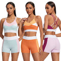 New women's printed yoga outfit set for mother and daughter - premium feel, tight-fitting pilates fitness top