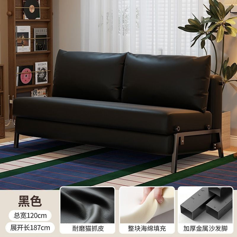 Sofa bed foldable dual-purpose small apartment b&b dual-purpose sofa living room study balcony can sit and lie down telescopic sofa