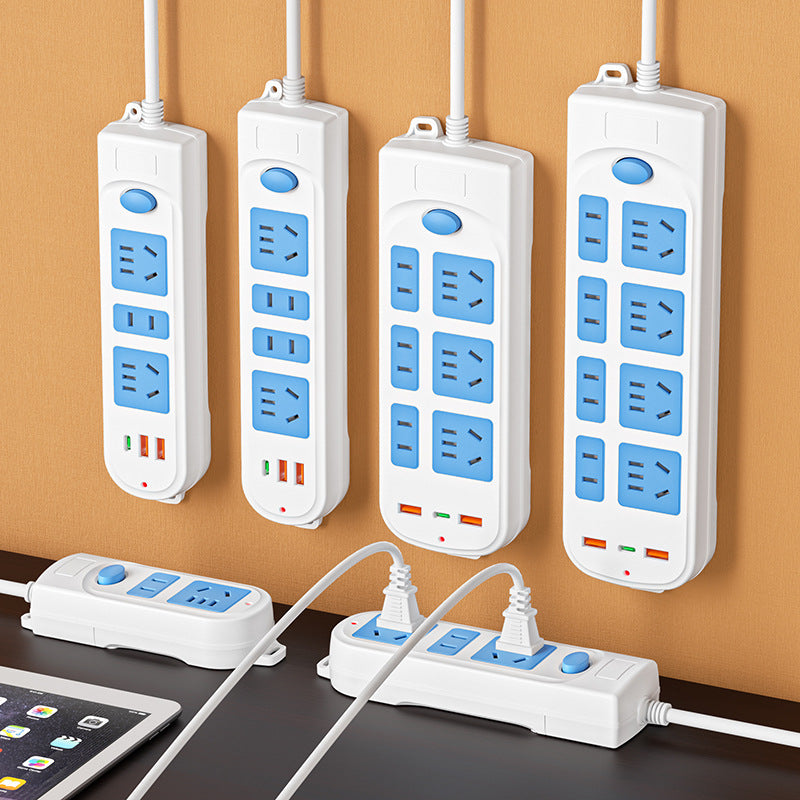 Multi-functional usb socket converter extension panel multi-outlet power strip smart switch power strip desktop home dormitory
