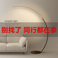 Amazon cross-border floor lamp led designer art model room living room creative arc minimalist ins fishing lamp